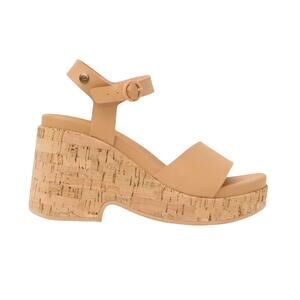 REEF Sunset Sayulita Platform Sandal In Natural NWT Size 8